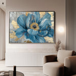 Floral 548 Canvas Art 18" x 24" / 45 x 60 cm / Black