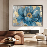 Floral 548 Canvas Art 18" x 24" / 45 x 60 cm / Black