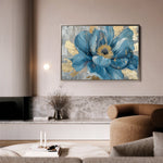 Floral 548 Canvas Art 18" x 24" / 45 x 60 cm / Black