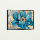 Floral 548 Canvas Art 18" x 24" / 45 x 60 cm / Black