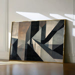 Abstract 549 Canvas Art 18" x 24" / 45 x 60 cm / Black
