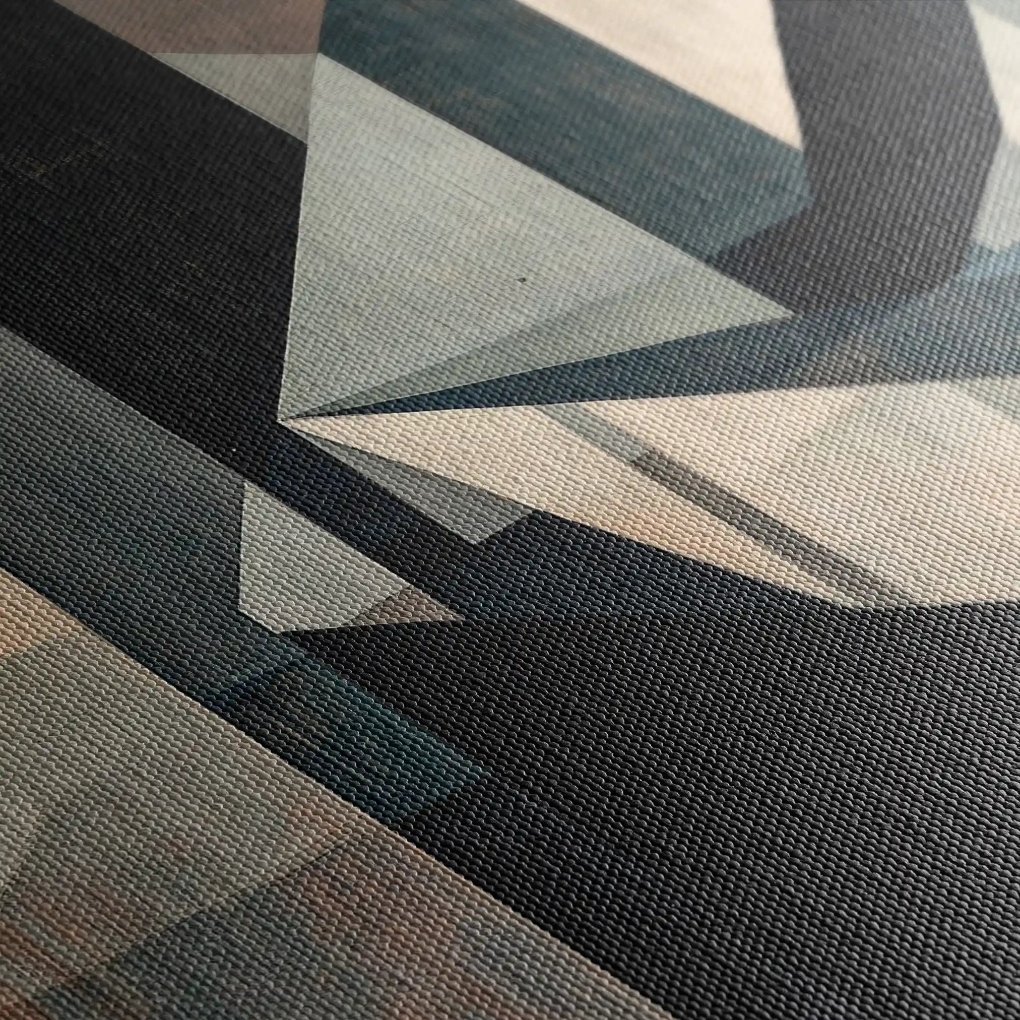 Abstract 549 Canvas Art 18" x 24" / 45 x 60 cm / Black