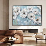 Floral 549 Canvas Art 18" x 24" / 45 x 60 cm / Black