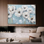 Floral 549 Canvas Art 18" x 24" / 45 x 60 cm / Black
