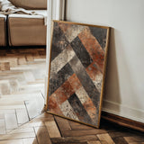 Abstract 550 Canvas Art 18" x 24" / 45 x 60 cm / Black