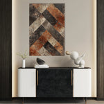 Abstract 550 Canvas Art 18" x 24" / 45 x 60 cm / Black
