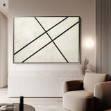 Abstract 551 Canvas Art 18" x 24" / 45 x 60 cm / Black