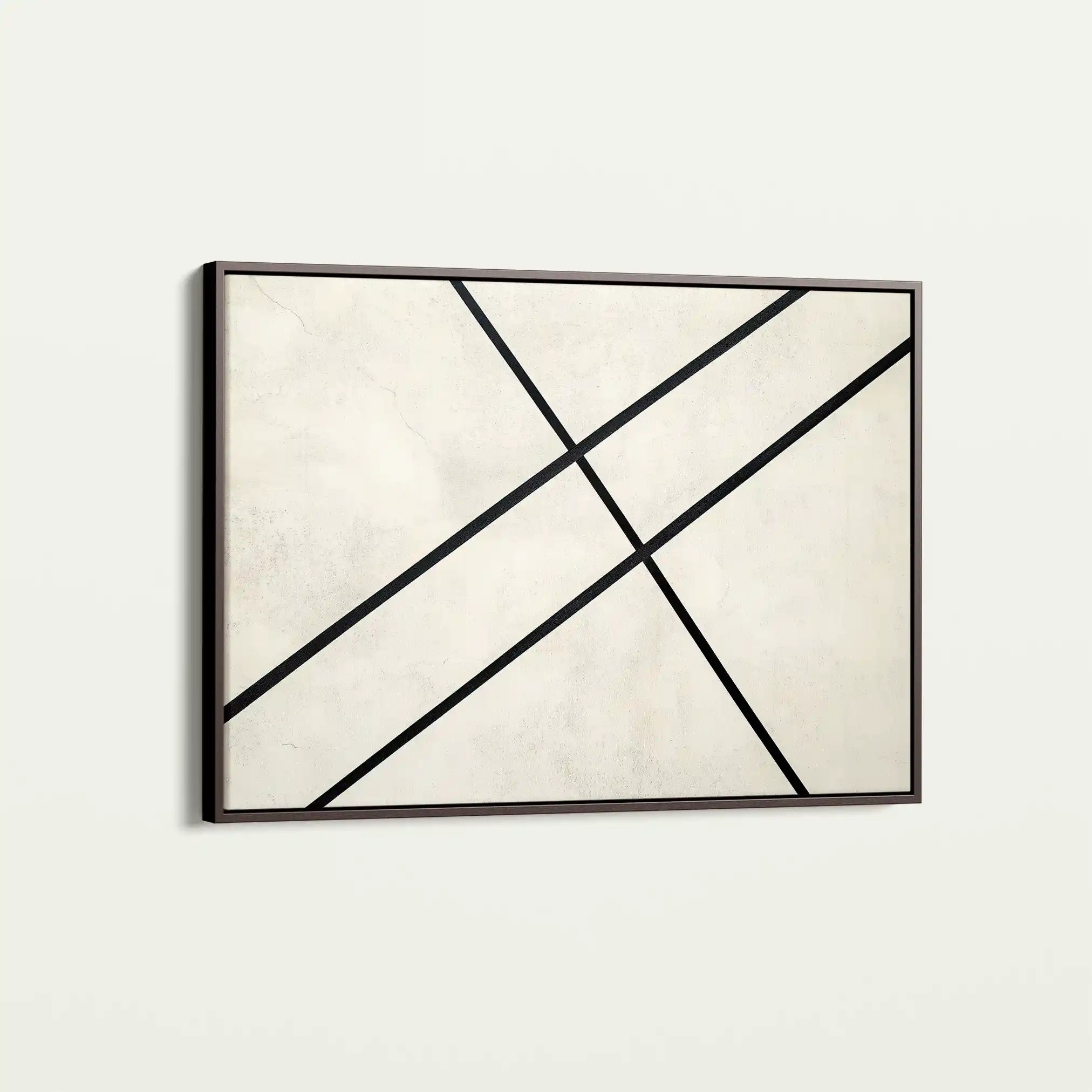 Abstract 551 Canvas Art 18" x 24" / 45 x 60 cm / Black