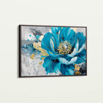 Floral 551 Canvas Art 18" x 24" / 45 x 60 cm / Black