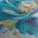 Floral 551 Canvas Art 18" x 24" / 45 x 60 cm / Black