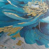 Floral 551 Canvas Art 18" x 24" / 45 x 60 cm / Black