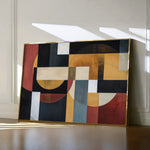 Abstract 553 Canvas Art 18" x 24" / 45 x 60 cm / Black