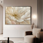 Floral 553 Canvas Art 18" x 24" / 45 x 60 cm / Black