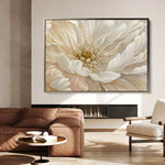 Floral 553 Canvas Art 18" x 24" / 45 x 60 cm / Black
