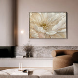 Floral 553 Canvas Art 18" x 24" / 45 x 60 cm / Black