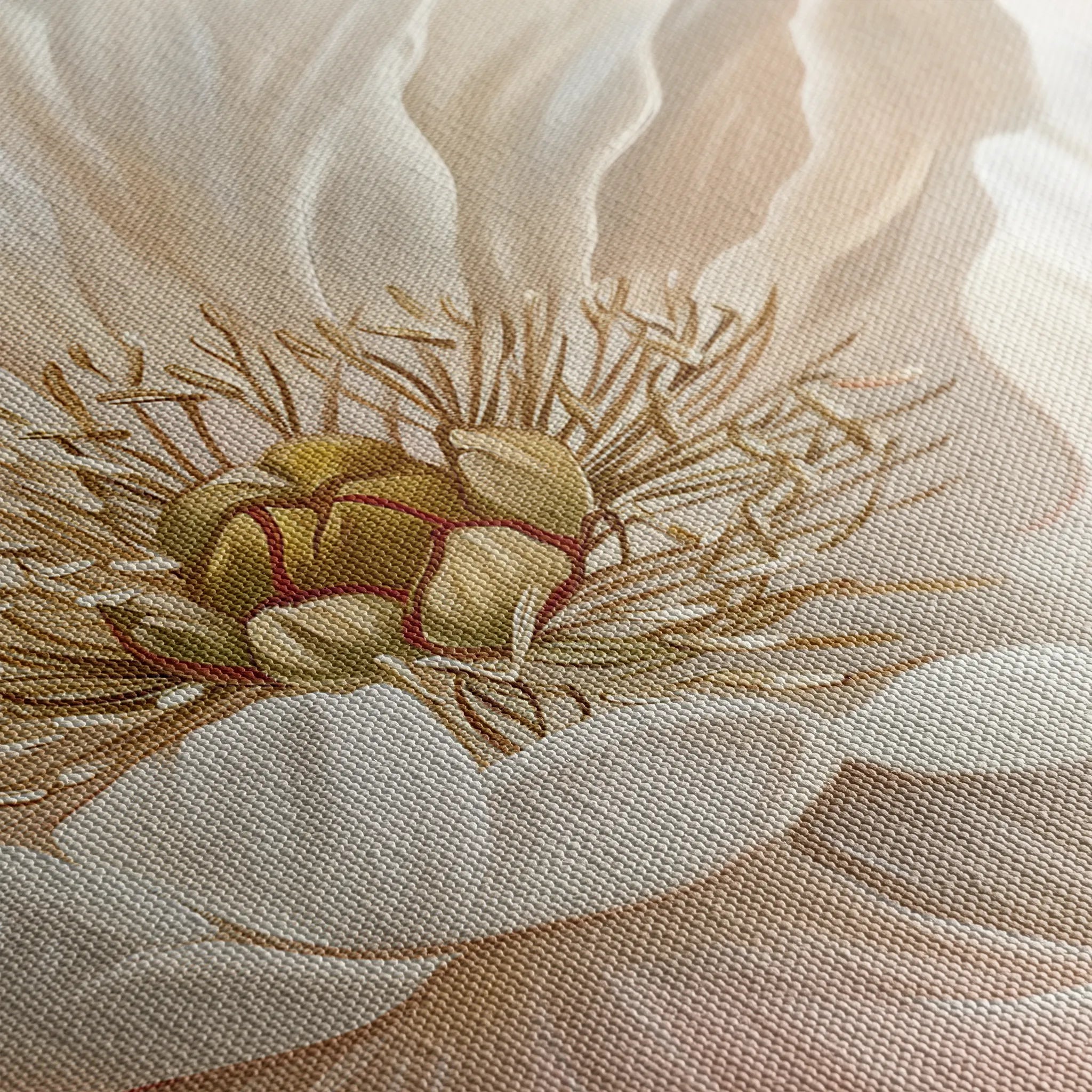 Floral 553 Canvas Art 18" x 24" / 45 x 60 cm / Black
