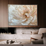 Floral 554 Canvas Art 18" x 24" / 45 x 60 cm / Black