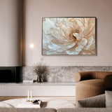 Floral 554 Canvas Art 18" x 24" / 45 x 60 cm / Black