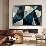 Abstract 556 Canvas Art 18" x 24" / 45 x 60 cm / Black