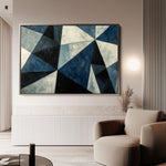 Abstract 556 Canvas Art 18" x 24" / 45 x 60 cm / Black