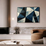 Abstract 556 Canvas Art 18" x 24" / 45 x 60 cm / Black