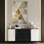 Abstract 557 Canvas Art 18" x 24" / 45 x 60 cm / Black