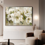 Floral 557 Canvas Art 18" x 24" / 45 x 60 cm / Black