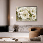 Floral 557 Canvas Art 18" x 24" / 45 x 60 cm / Black