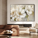 Floral 558 Canvas Art 18" x 24" / 45 x 60 cm / Black
