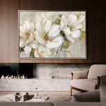 Floral 558 Canvas Art 18" x 24" / 45 x 60 cm / Black