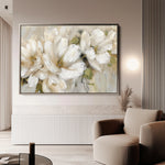 Floral 558 Canvas Art 18" x 24" / 45 x 60 cm / Black