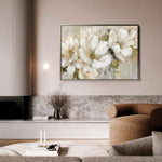 Floral 558 Canvas Art 18" x 24" / 45 x 60 cm / Black