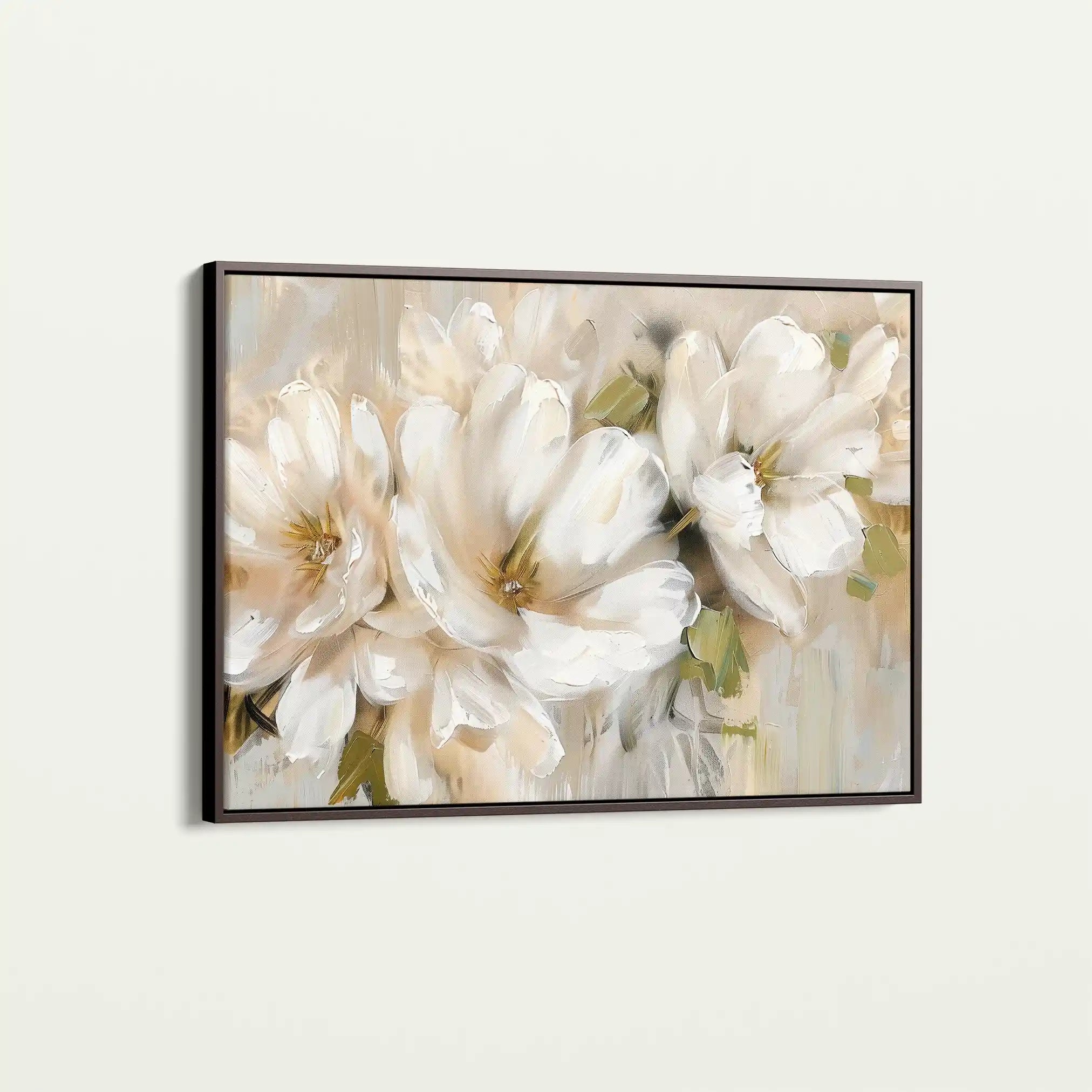 Floral 558 Canvas Art 60 x 40 cm / Black