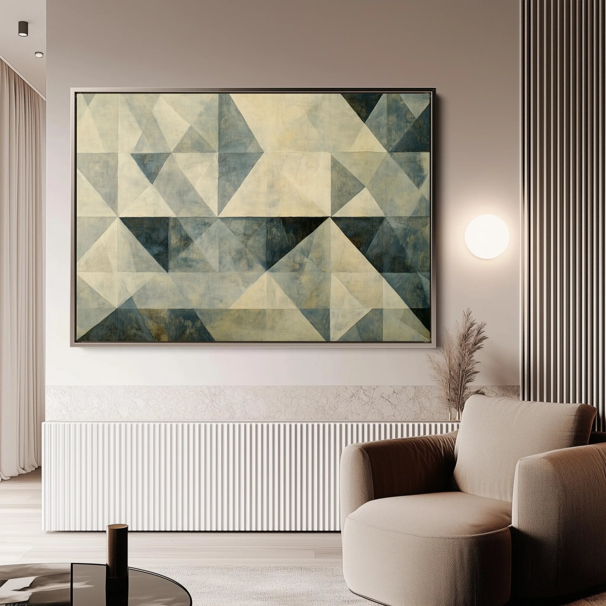 Abstract 559 Canvas Art 18" x 24" / 45 x 60 cm / Black