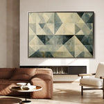 Abstract 559 Canvas Art 18" x 24" / 45 x 60 cm / Black