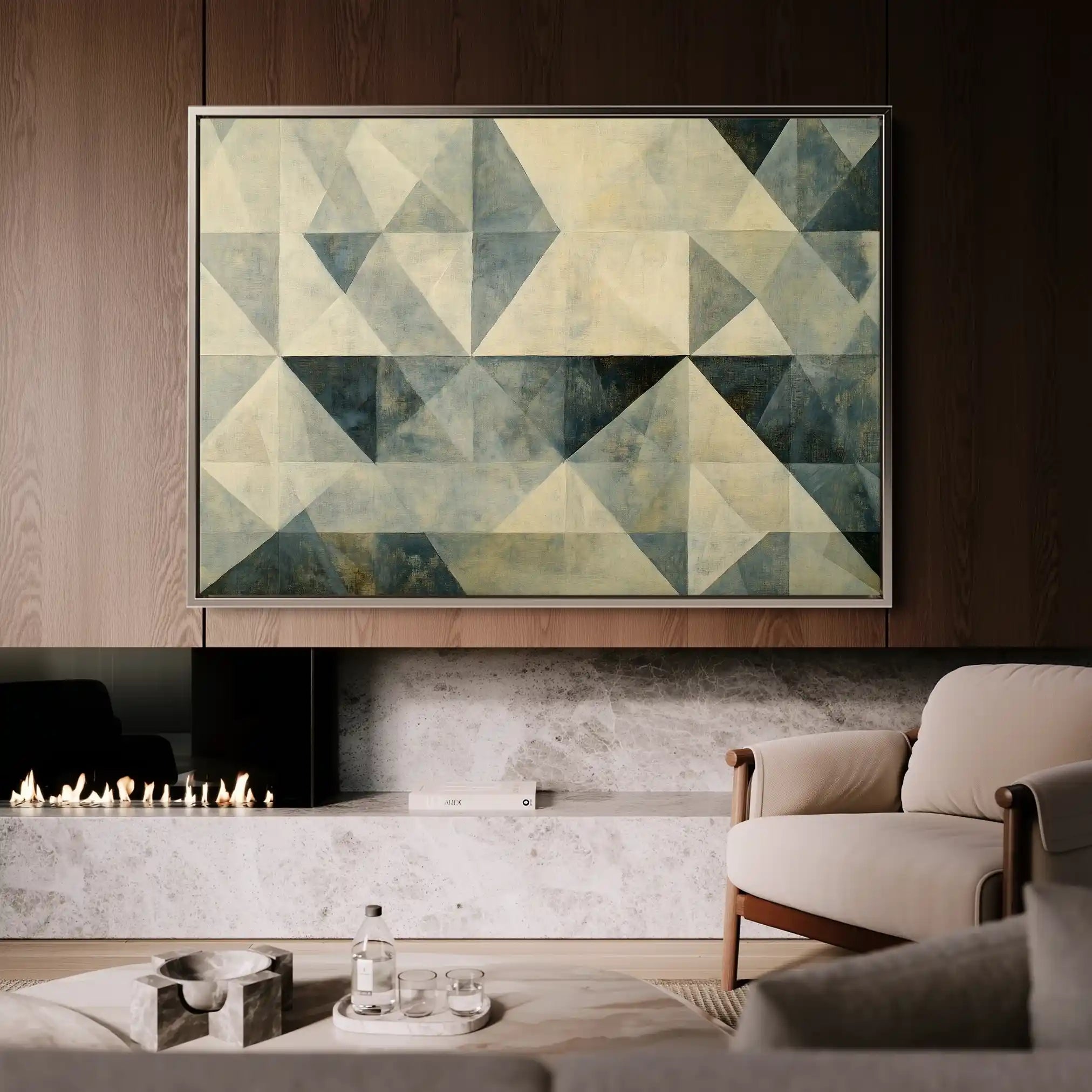 Abstract 559 Canvas Art 18" x 24" / 45 x 60 cm / Black