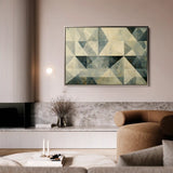 Abstract 559 Canvas Art 18" x 24" / 45 x 60 cm / Black