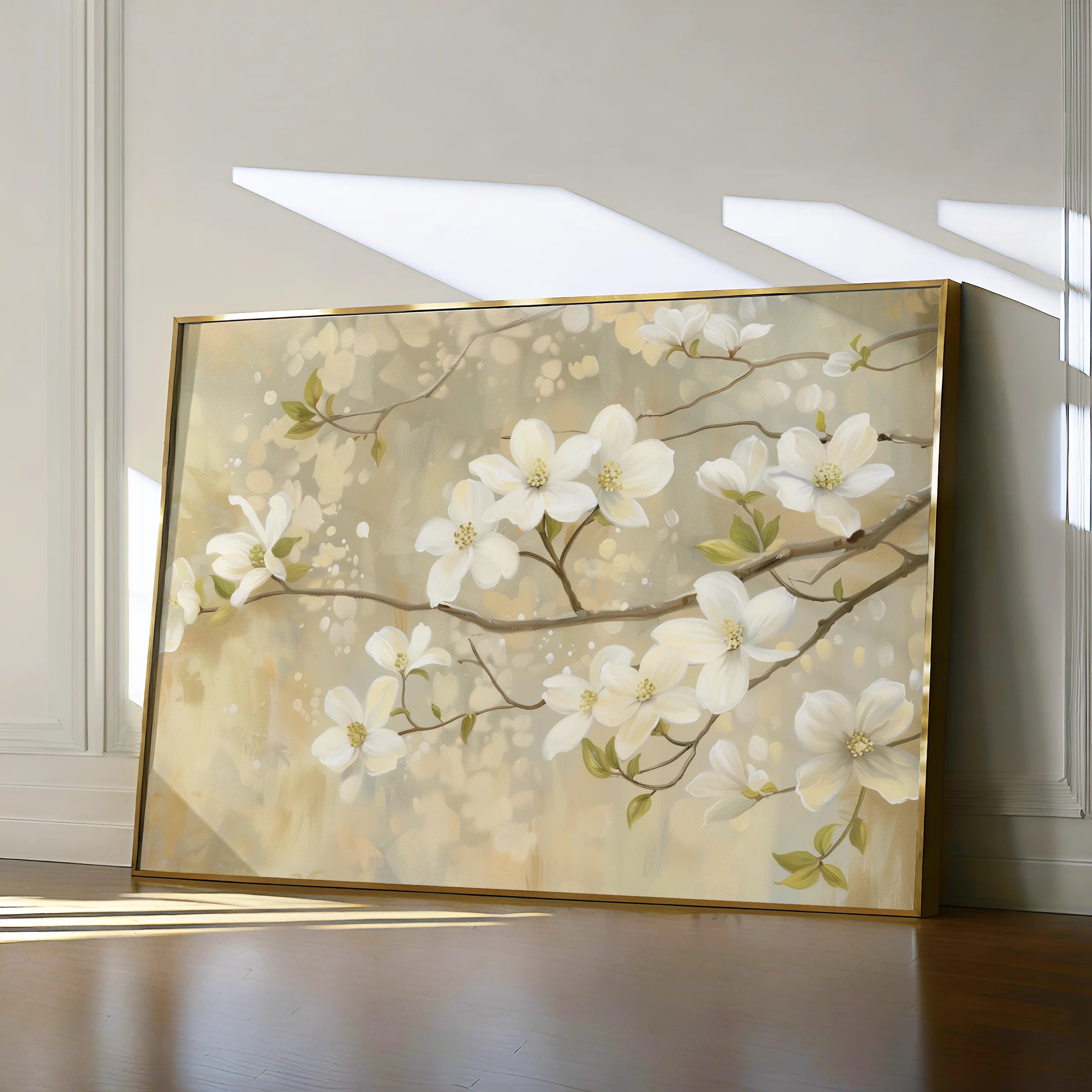 Floral 559 Canvas Art 18" x 24" / 45 x 60 cm / Black