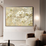 Floral 559 Canvas Art 18" x 24" / 45 x 60 cm / Black