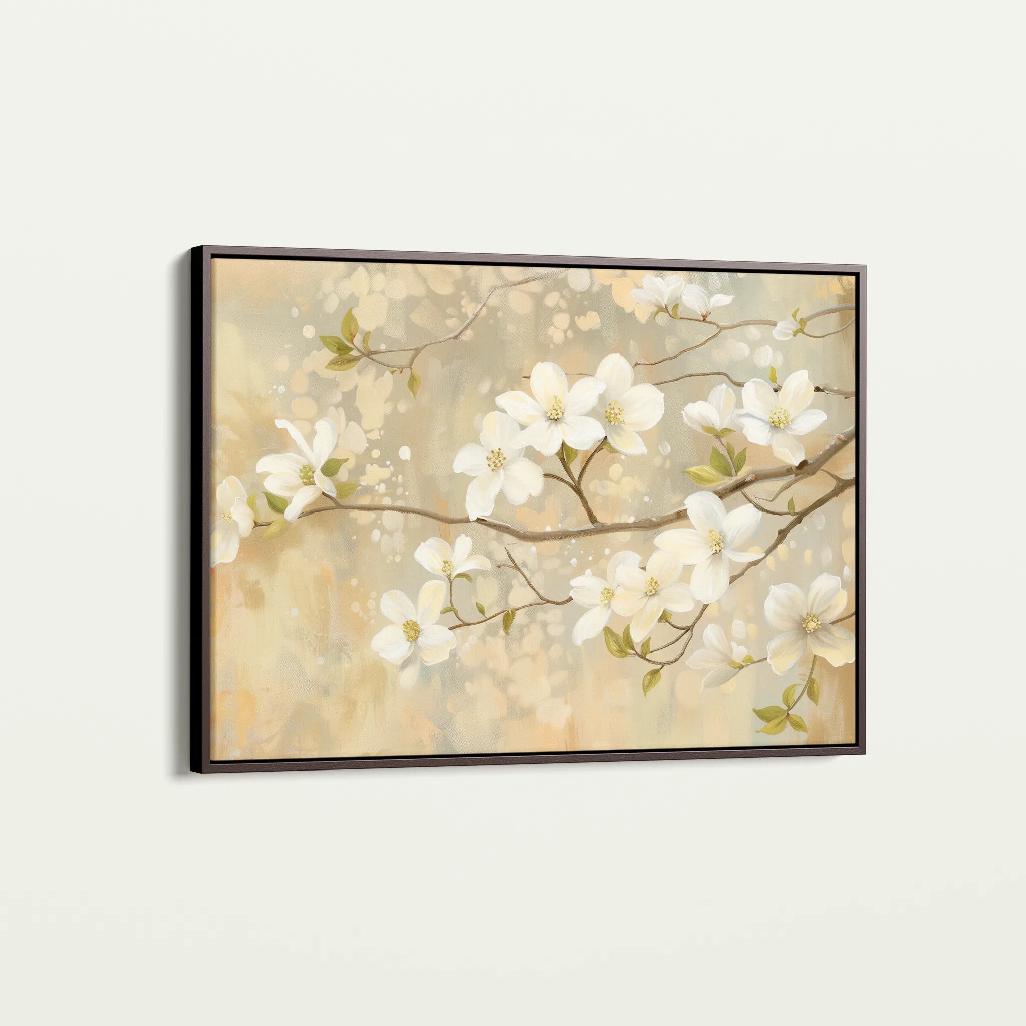 Floral 559 Canvas Art 18" x 24" / 45 x 60 cm / Black