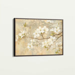 Floral 559 Canvas Art 60 x 40 cm / Black