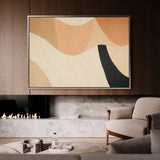 Abstract 560 Canvas Art 18" x 24" / 45 x 60 cm / Black
