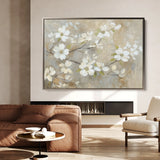 Floral 560 Canvas Art 18" x 24" / 45 x 60 cm / Black