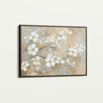Floral 560 Canvas Art 18" x 24" / 45 x 60 cm / Black