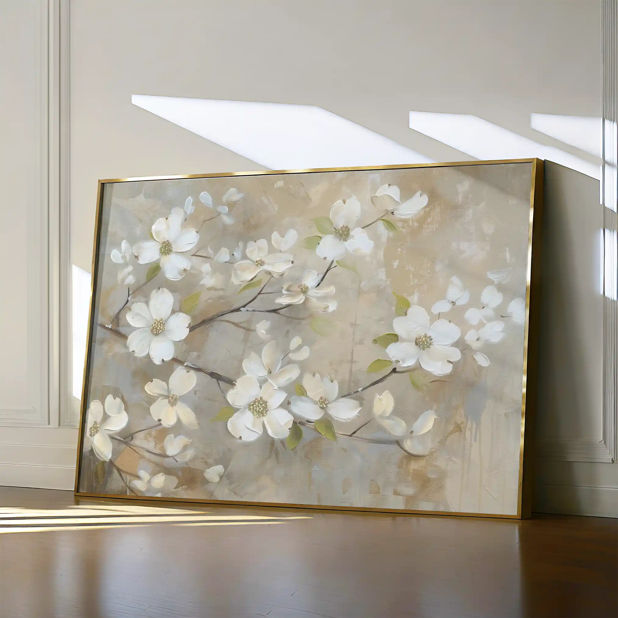 Floral 560 Canvas Art 60 x 40 cm / Black