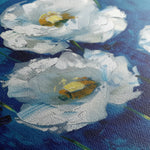Floral 561 Canvas Art 18" x 24" / 45 x 60 cm / Black