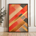 Abstract 562 Canvas Art 18" x 24" / 45 x 60 cm / Black