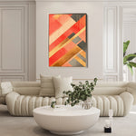 Abstract 562 Canvas Art 18" x 24" / 45 x 60 cm / Black