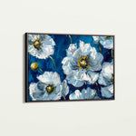 Floral 562 Canvas Art 18" x 24" / 45 x 60 cm / Black