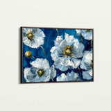 Floral 562 Canvas Art 18" x 24" / 45 x 60 cm / Black